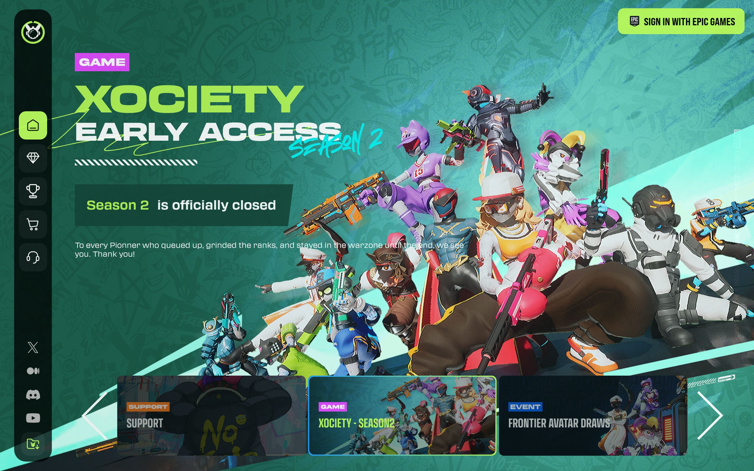 XOCIETY · App 사이트